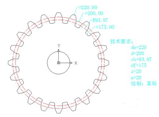 如何使用CAD繪制齒輪494.png 如何使用CAD繪制齒輪494.png