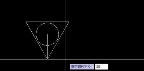 cad中畫圓的外切三角形.png cad中畫圓的外切三角形.png